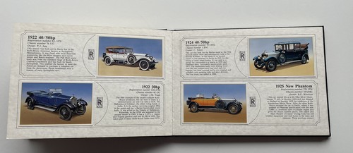 Rolls-Royce: Queste Magazine Motor Car Centenary 1885-1985 Car Book Album&Cards - Picture 5 of 8