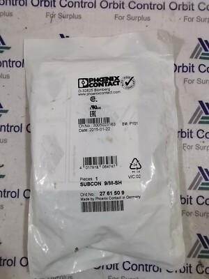 LOT 6 PHOENIX CONTACT D-32825 BLOMBERG / SUBCON 9/M-SH New Without Box