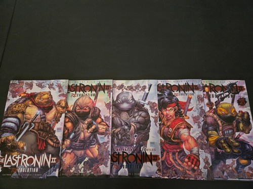 TMNT Last Ronin II Re-Evolution 1-5 Complete Williams 1:25 Variant Set Eastman - Picture 2 of 2
