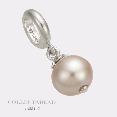 Authentic Endless Sterling Silver Purple Pearl Dream Bead 43351-5