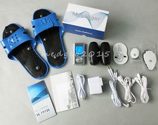 2 Channels TENS/EMS Mini LCD Digital Massager with Electrode grenades slippers