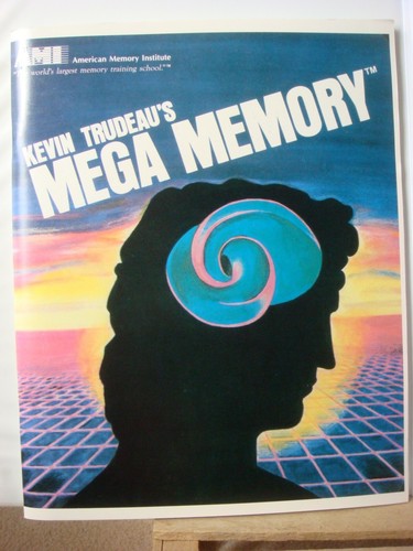 AM. MEMORY INSTITUTE KEVIN TRUDEAU'S MEGA MEMORY 8 CASSETTE PROGRAM & WORK BOOK