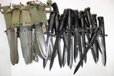 1 US Military Korea M5A1 MILPAR Bayonet Knife 1 USM8A1 Scabbard M1 Garand Rifle