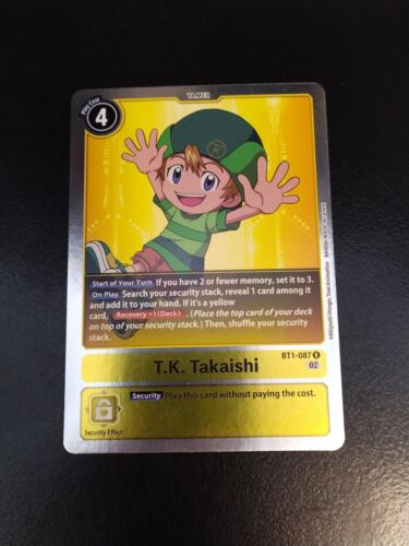 D675 T.K. Takaishi Foil - BT1-087 - Digimon TCG - Picture 1 of 1