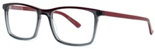 INFACE IF9386 6735 JK Gray Burgundy Womens Square Eyeglasses 53-18-140 B:39