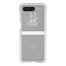 ITSKINS Hybrid R Clear Case for Motorola Razr 2023 A - Black Transparent
