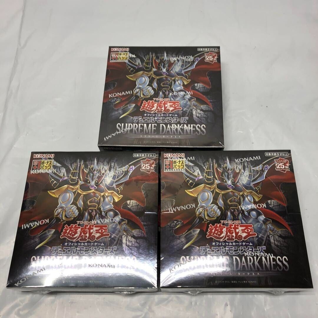 Yu Gi Oh card OCG Duel Monsters SUPREME DARKNESS Booster Box Yu Gi Oh card OCG Duel Monsters SUPREME DARKNESS Booster Box