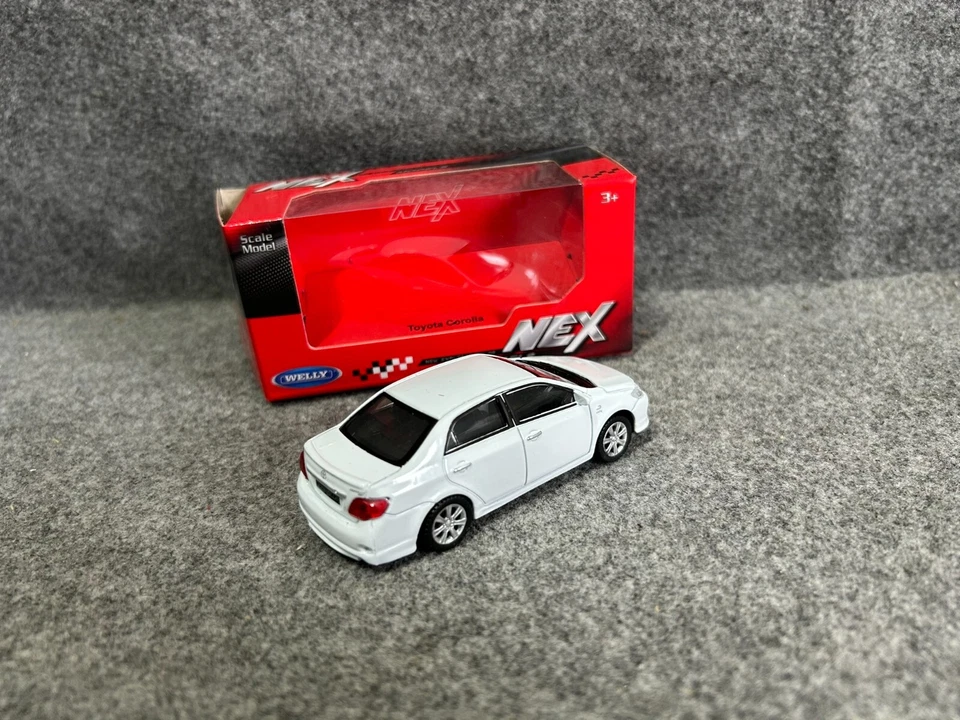 TOYOTA COROLLA E140 2006 10 cm WELLY NEX automodello modellino METALLO DIE CAST - Immagine 4 di 4