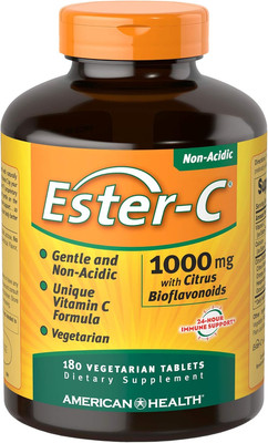 American Health Product Ester C 1000Mg with Citrus Bioflavonoids,Tablet180 Count