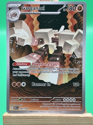 Garganacl Holo Illustration Rare ME01: Mega Evolution 147/132 NM