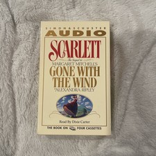 NEW Scarlett 4 Cassette Audio Book Gone with the Wind Sequel Simon & Schuster