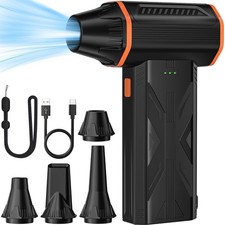 Electric Air Duster, 110000 RPM Cordless Rechargeable Compressed Air Duster