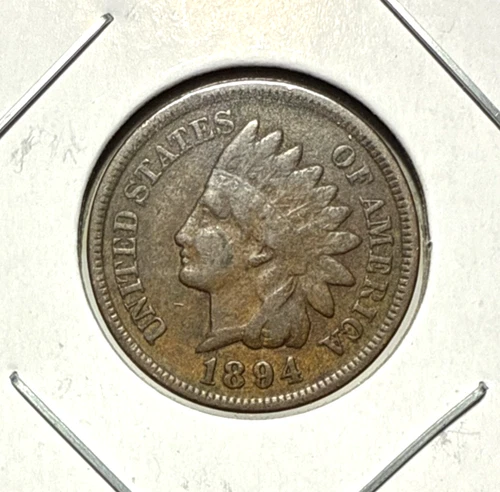 1894 Indian Head Penny Fine Details  14.82