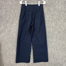 Anthropologie Maeve Colette Pants Womens Size 27 Blue Wide Leg