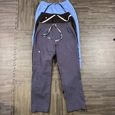 FIGS Tansen  Axim Cargo Scrub Pants Lot of 3 Mens S/S Short Gray Blue Black