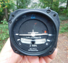 1394T100 Electric Gyro Corp. Turn & Slip Indicator Gauge Aviation Aircraft