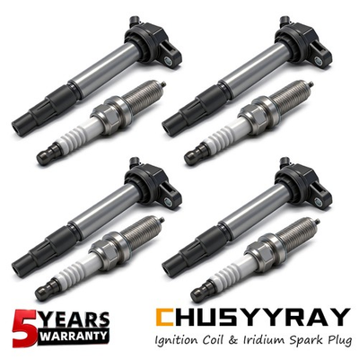 #ad SET OF 4 Ignition Coil UF596 Iridium Spark For 2009 2017 Toyota Corolla 1.8L $63.99