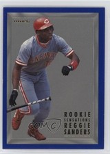 1993 Fleer Series 1 Rookie Sensations Reggie Sanders #7 qp4