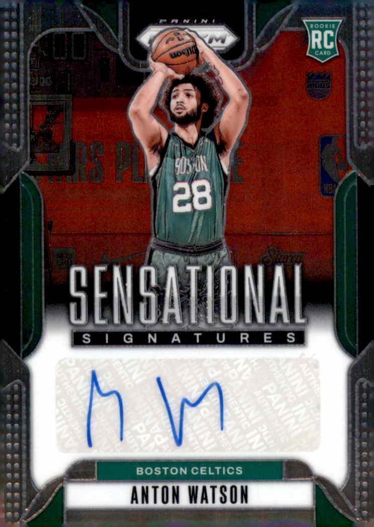 Anton Watson RC 2024-25 Panini Prizm Sensational Signatures Rookie Auto