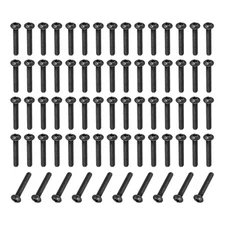 100 Pcs M3-0.5x21.5mm Button Head Socket Cap Bolts Screws 10.9 Grade Alloy Steel