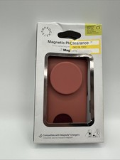 K1-O PopSockets Magnetic Wallet with Grip  MagSafe Adapter Ring Included - Clay