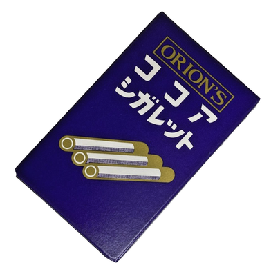 Japan Cocoa-Flavored Candy Sticks Orion Cocoa Cigarette – 6 Sticks × 30  boxes