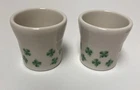 Fiesta St Patrick’s day shot glasses shamrock New Fiestaware set of 2