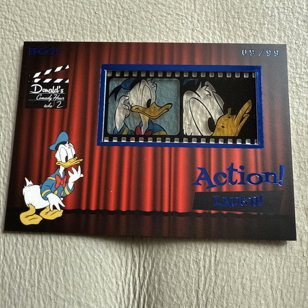 Epoch Disney Donald Duck 90th Anniversary Premium Collection Card