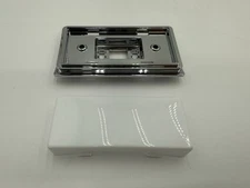 1984-87 CHEVROLET GMC C10 C20 CHROME DOME LIGHT BASE AND WHITE LENS NEW