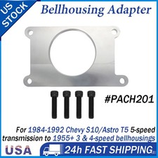For Chevy 1955 Up Bellhousing To S10 T5 Adapter 1984-92 5 Speed Astro Pach201