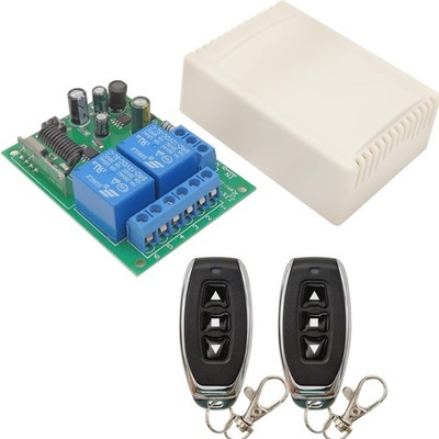 DieseRC Motor Remote Control Switch AC 220V 230V 10A 2CH Radio Control Relay...