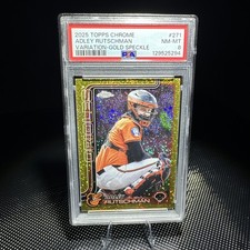 2025 Topps Chrome Image Variation Adley Rutschman 271 Gold Speckle Refractor /50