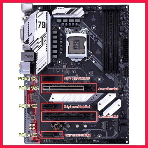 2X(SATA PCI E Adapter 6 Ports SATA 3.0 To PCI Express X4 Expansion Card7814 - Afbeelding 5 van 10