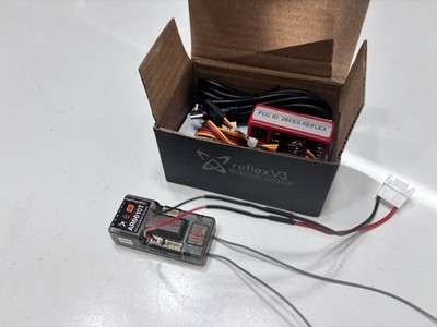 Spektrum AR6610T Receiver + Batt Volt Cable + FMS REFLEX V3 Bluetooth Gyro