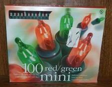 NEW Target Faceted LED Mini String Lights 100 LED 34ft Red  Green