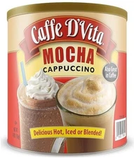 Caffe D’Vita Mocha Cappuccino 4 lb. can (64 oz.)  Exp: 07/27