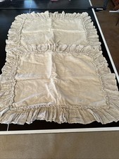 Bella Notte Whisper Linen Shams Set of 2 Fog ...