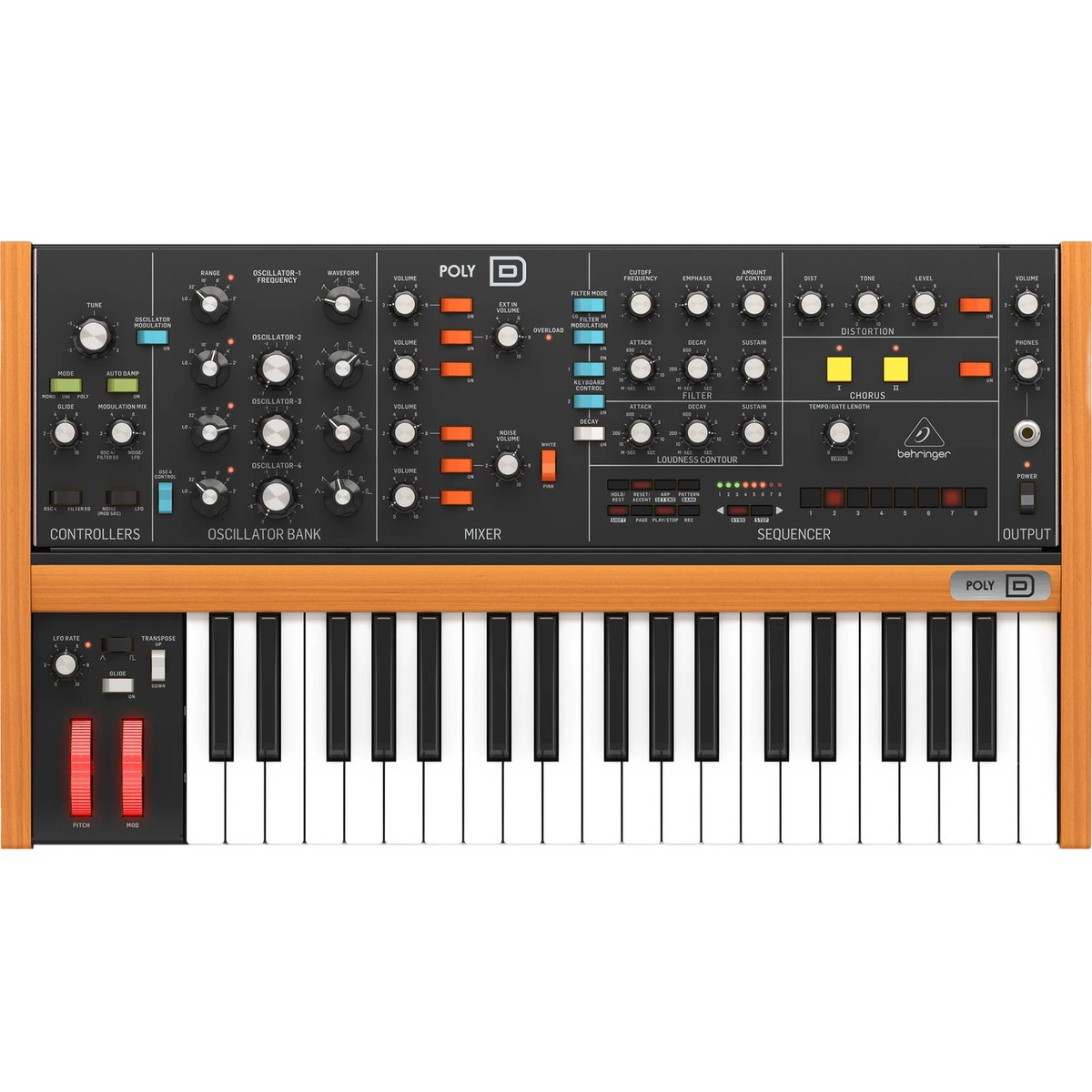 [BFセール]BEHRINGER / POLY D アナログシンセサイザー Amazon.com: Behringer POLY D Analog 4-Voice Polyphonic Synthesizer