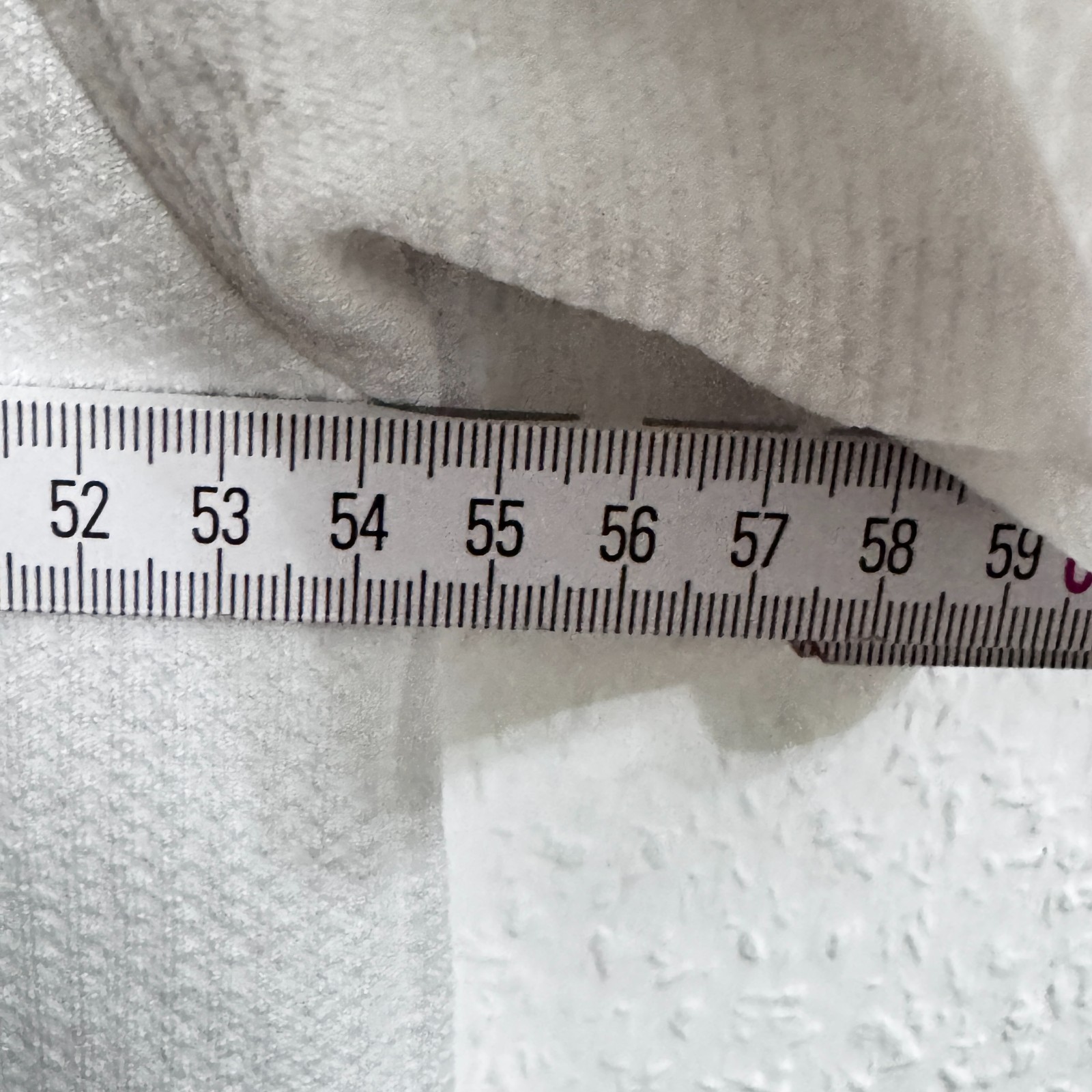 Textured Off-White Heavyweight Knit T-Shirt - Size Large image 10