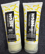 Paul Mitchell Neon Sugar Twist 6.8 oz Piecey & Beachy Tousle Hair Cream 2 PACK