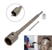 FRESA MURO CAROTATRICE TAZZA 50 MM ASTA ATTACCO SDS PLUS 60CM TRAPANO