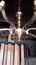 Important lustre ancien en bronze début XXe