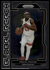2021-22 Panini Prizm #7 Pascal Siakam Global Reach