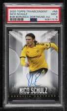 2020 Transcendent BVB Borussia Dortmund 55/75 Nico Schulz PSA 9 MINT Auto 1o2