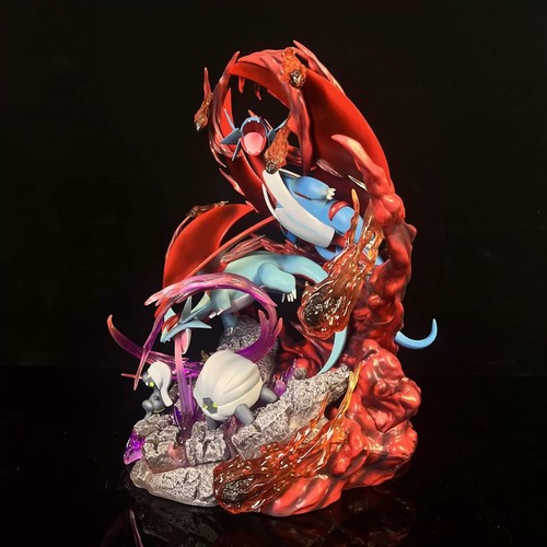 MWF Studio Salamence Resin Statue LED Light-Up GX Evolution Fantasy Recast - Picture 2 of 9