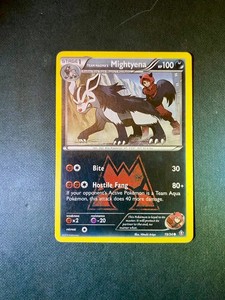2015 Team Magma's Mightyena 19/34 Double Crisis Regular Pokemon Card