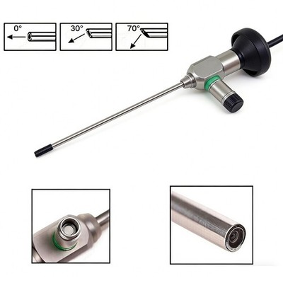 Rigid Endoscope 0°4x50mm Otoscope Fiber Optic Ear Autoclavable for Storz,Olympus