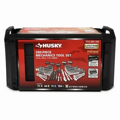 NEW & FACTORY SEALED - 280 Piece Husky Mechanics Tool Set | FREE SHIPPING - Image 1 of 4