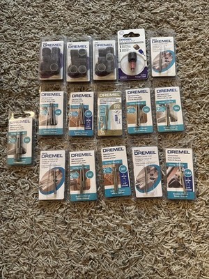 NEW Dremel Tool Lot of 16 Accessories Engraving Carving Grinding Polishing Parts