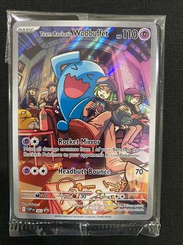 Team Rocket’s Wobbuffet – SVP 203 – Black Star Promo – Sealed ...